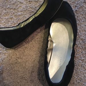 Audrey BrookBlack Suede Ballet Flats